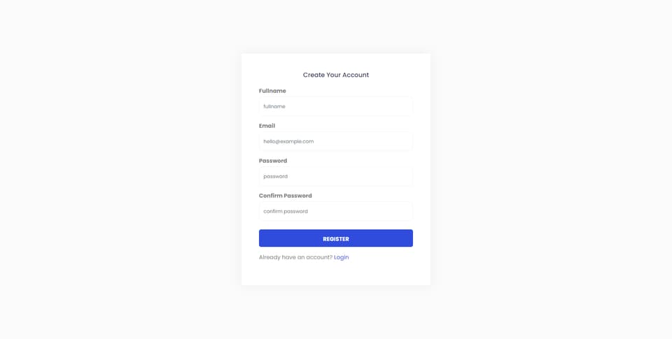 Tangkapan layar 1 dari 3 — Sistem Login Lengkap