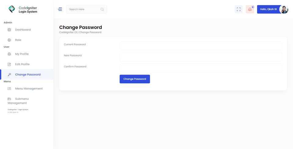 Tangkapan layar 2 dari 3 — Sistem Login Lengkap