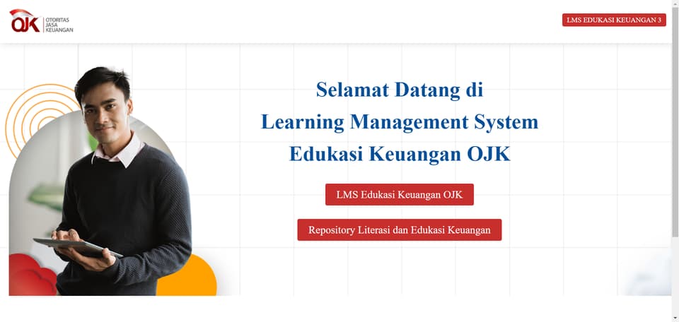 Tangkapan layar 4 dari 6 — LMS Eksternal OJK