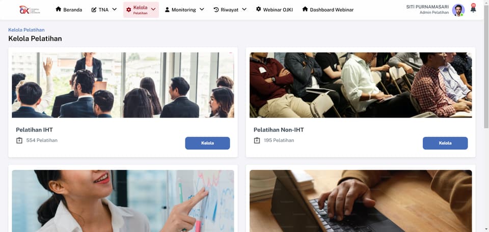 Tangkapan layar 6 dari 7 — LMS Internal OJK