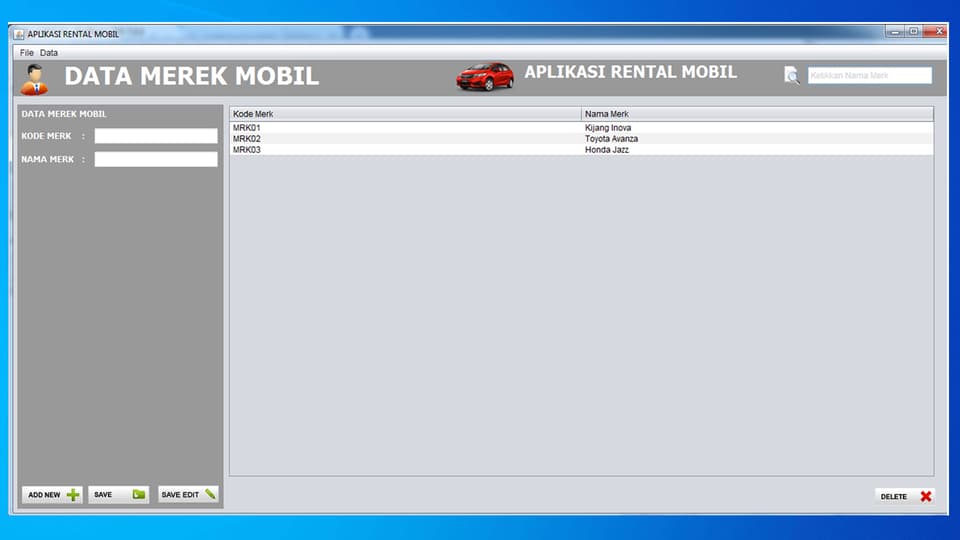 Tangkapan layar 2 dari 2 — Rental Mobil